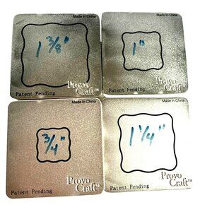 Wavy Square Metal Die Cut Set Cricut Cuttlebug Provo Craft Embossing Crafting To